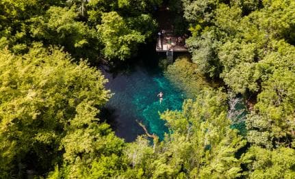 Punta Cana Cenote: Schwimmende Klangheilung und Schwimmen — Guided tour and outdoor activity
